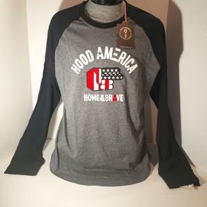 NWT Men's Hood America Long Sleeve T-shirt